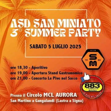 ASD San Miniato Summer Party